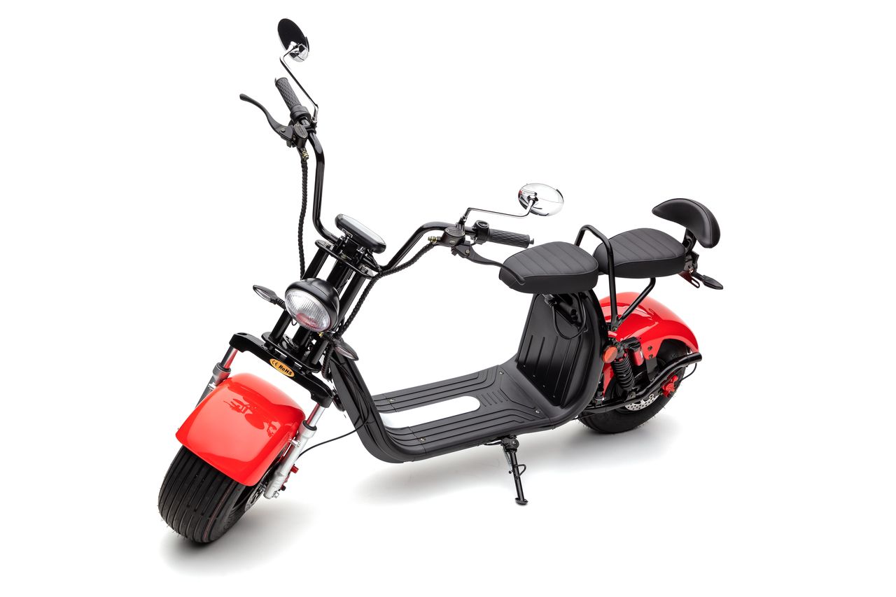 ECONELO Chopper HR2-2 - 45 KM/H Lithium Rot