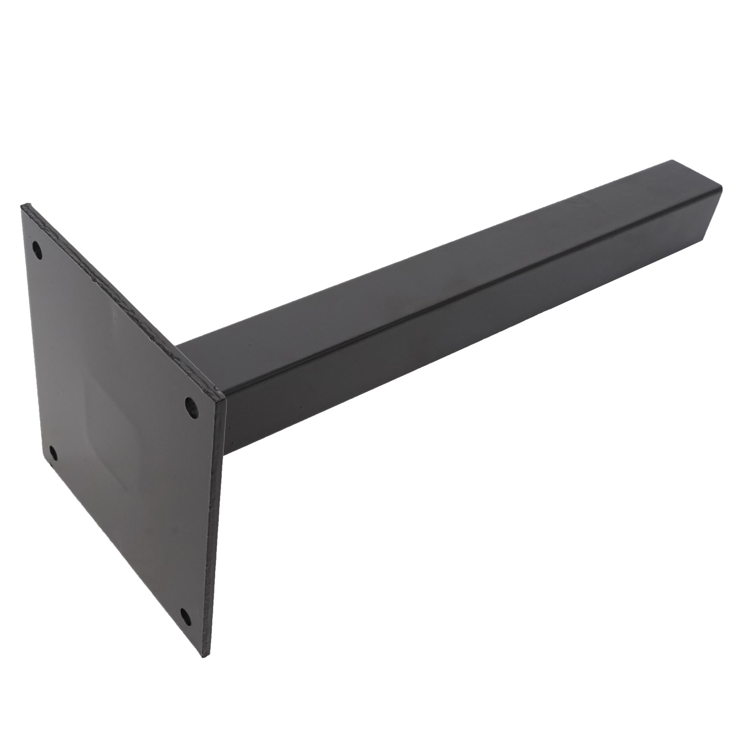 WPC Sichtschutzzaun 1x Aufschraubhülse Bodenhülse Betonbefestigung 4x4x30 cm