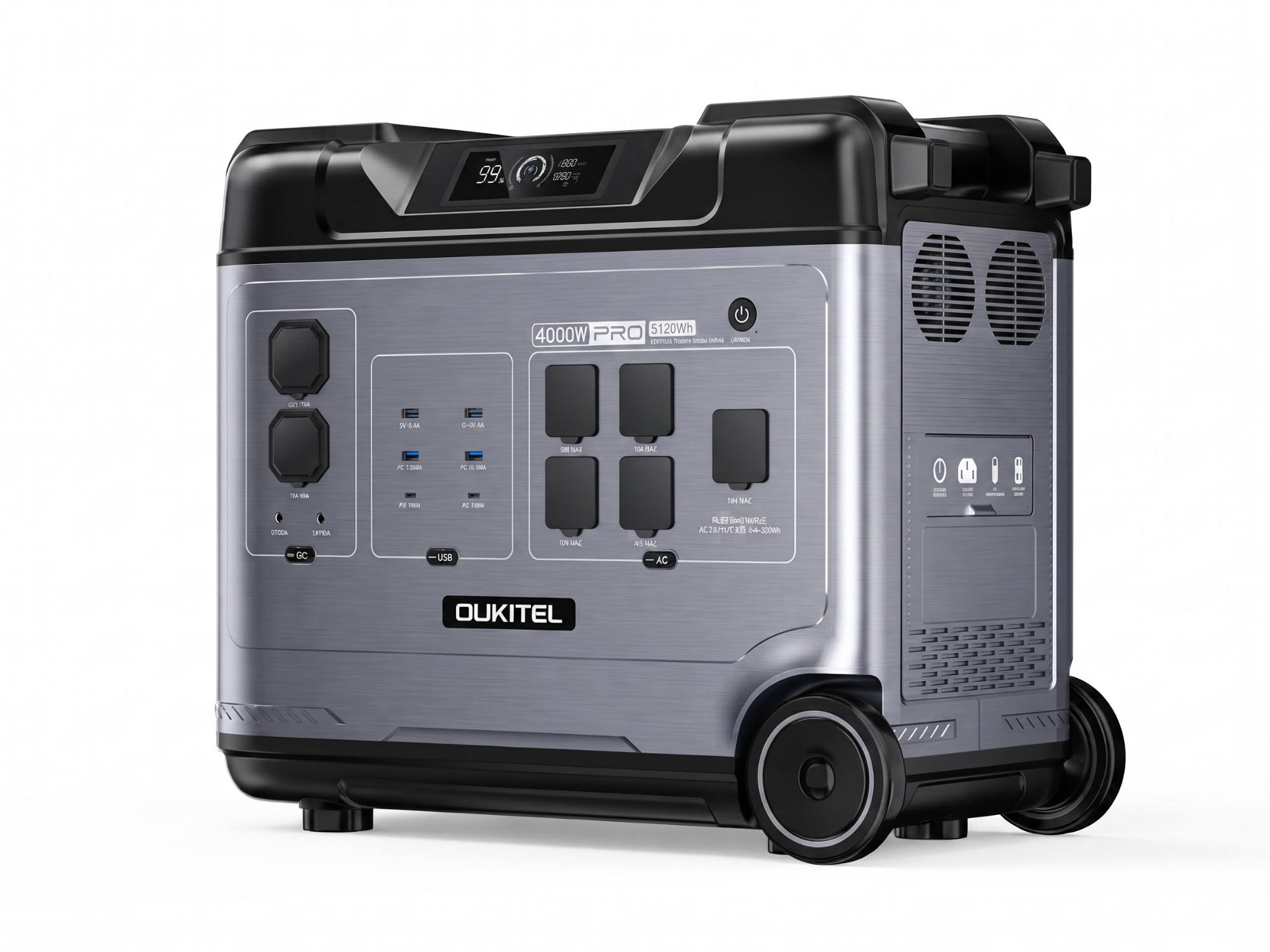OUKITEL P5000 Pro 5120Wh – 4000W Sinus, 1000W Solar & USV