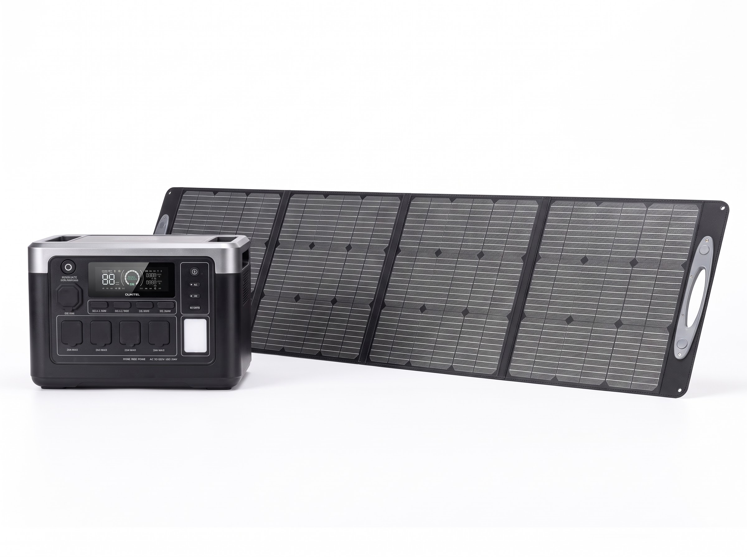 OUKITEL P1000 Plus Powerstation 1024Wh + 200 W Solarpanel – Set mit USV & App