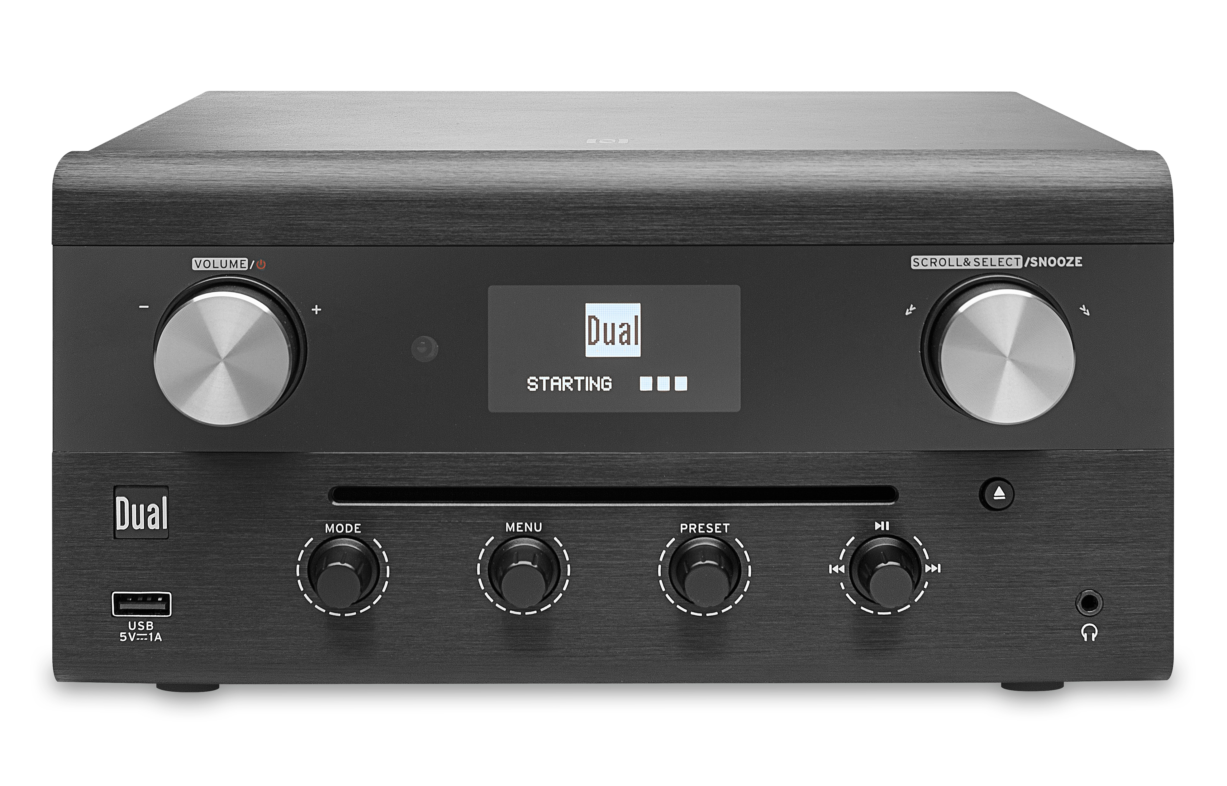 Dual CR 900 Phantom Hybridradio mit DAB+, Internetradio - Schwarz