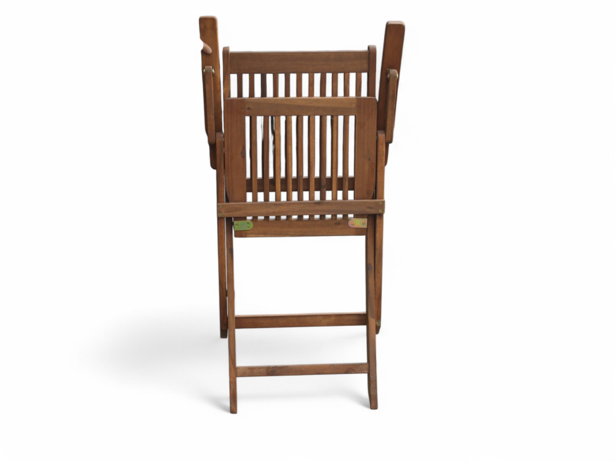 2er-Set klappbarer Gartenstuhl SYDNEY, ca. 53,5 x 59 x 90 cm - Braun