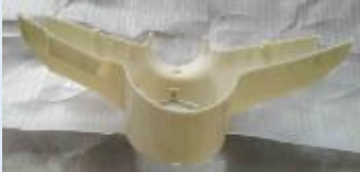 Obere Frontabdeckung passend für Elektromobil P1000 & P4000 - Grau