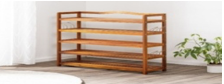Prestige Home  Schuhregal Akazie 5 Etagen 82 x 26 x 74 cm braun