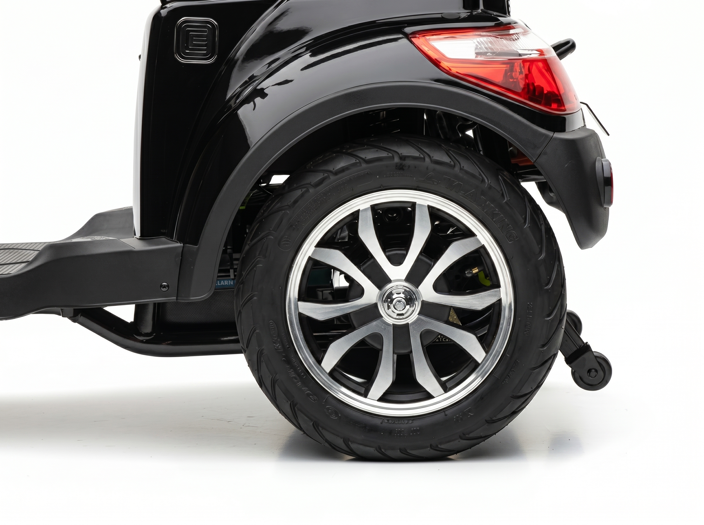 ECONELO Denia E-Seniorenmobil 3-Rad 1000 W mit Lithium-Akku, schwarz ...