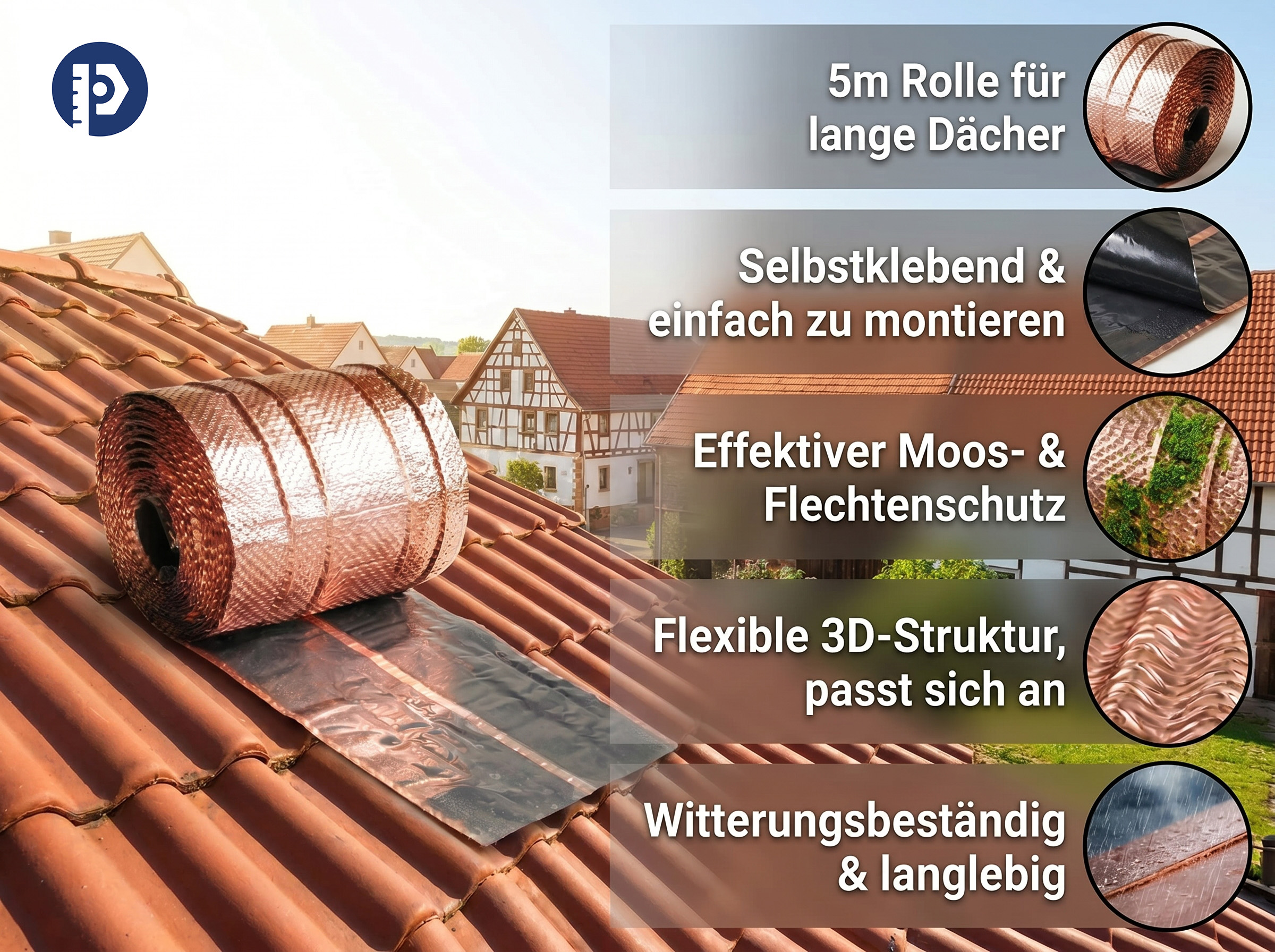 Kupfer Dachschutz IMPACT
