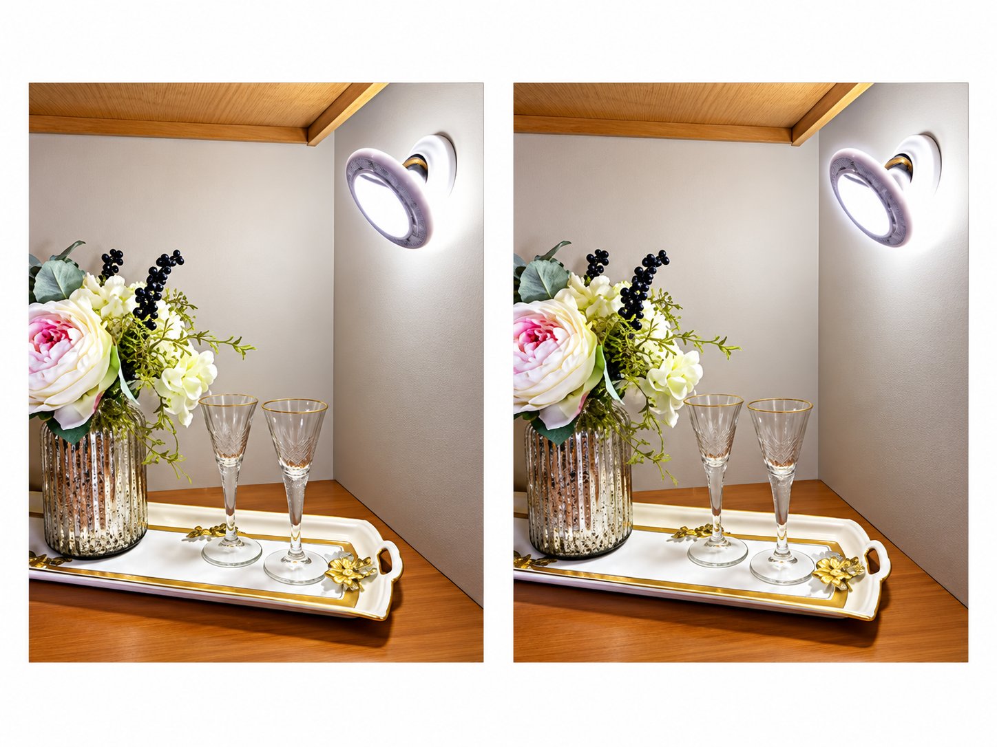 LED-Sensorleuchte 2-in-1 mit Bewegungsmelder, 22 LEDs, 80 lm