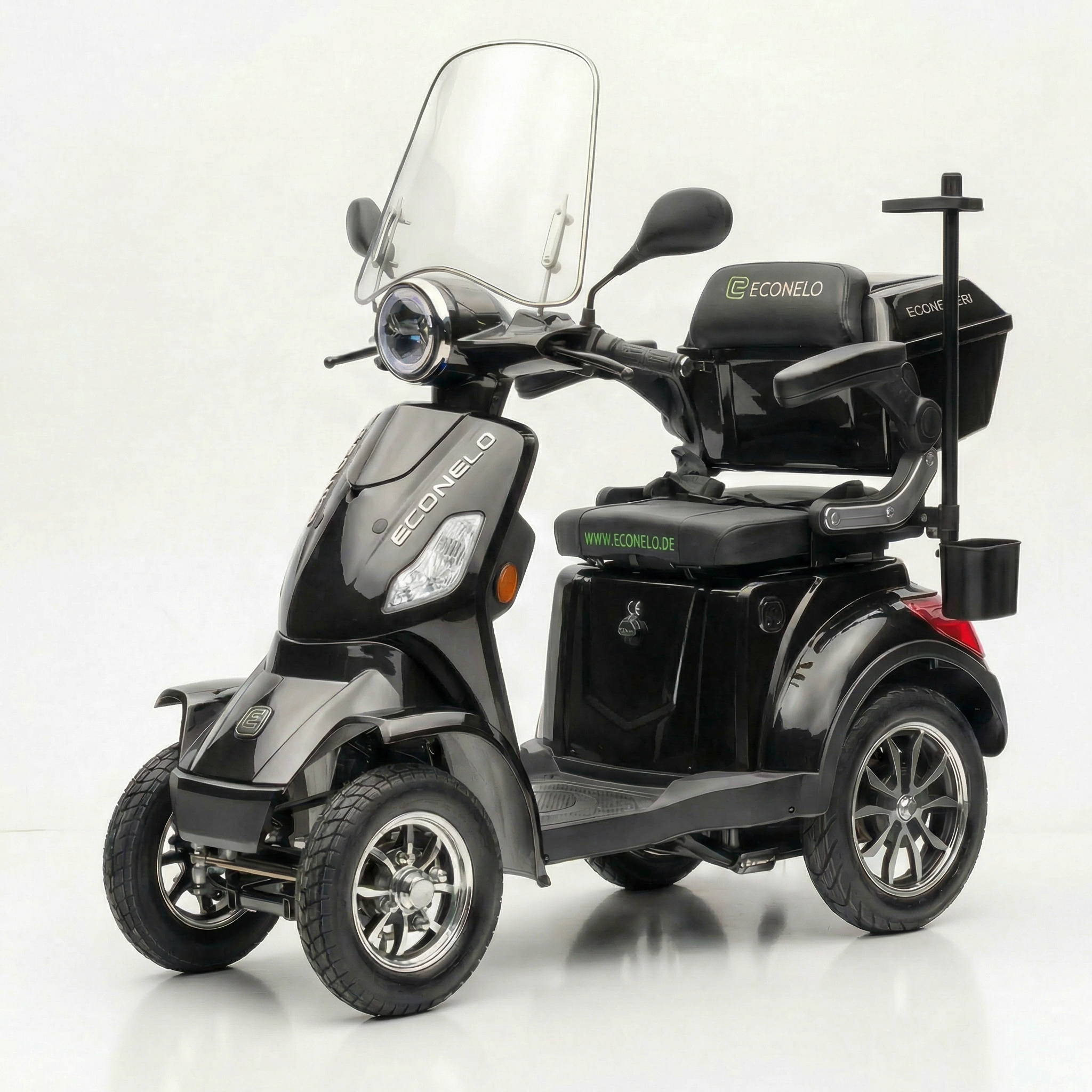 E-Seniorenmobil Venezia P4000 L, Lithium-Akku, 4-Rad, 1000 Watt, Schwarz