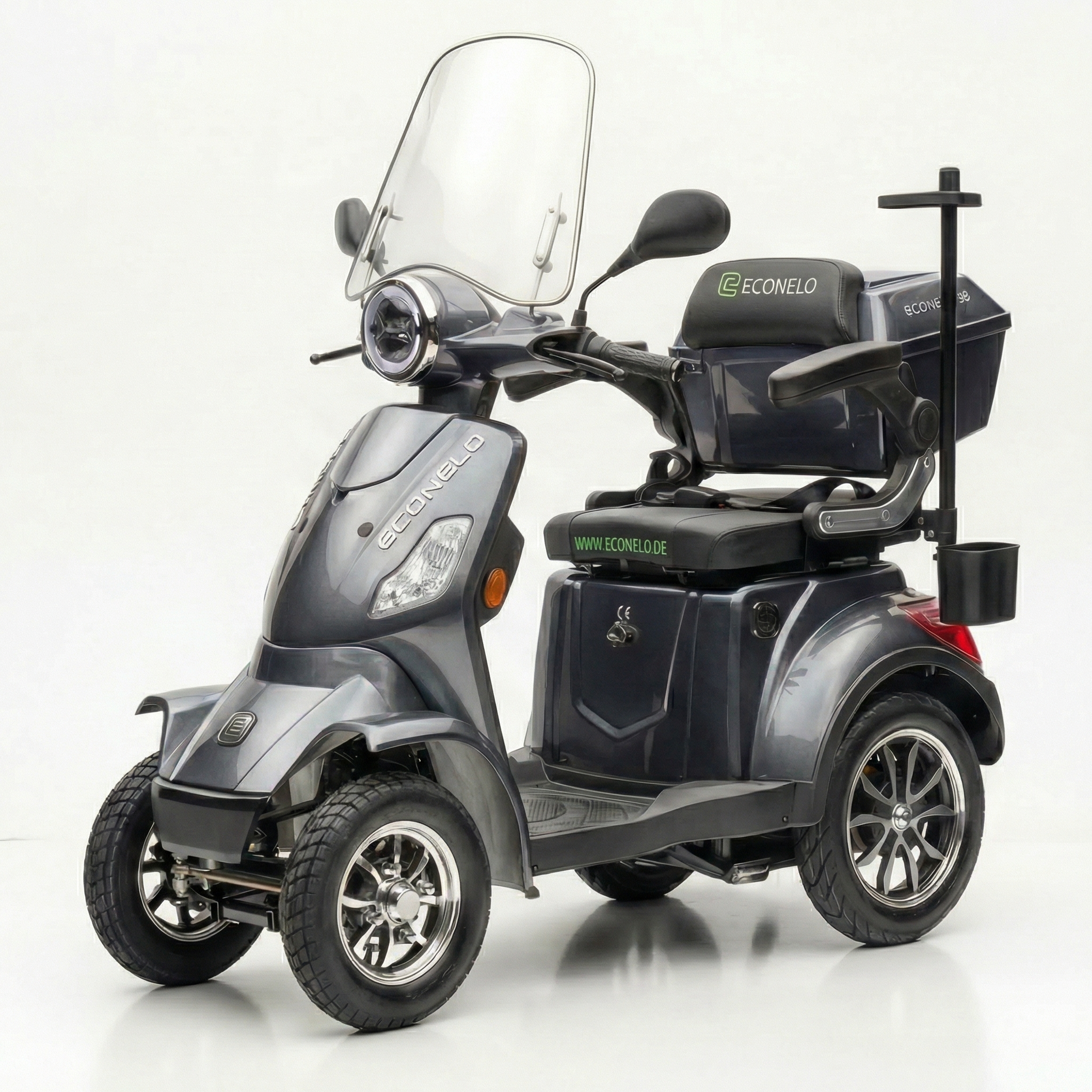  E-Seniorenmobil Venezia Lithium-Akku, 4-Rad, 1000 Watt, Grau