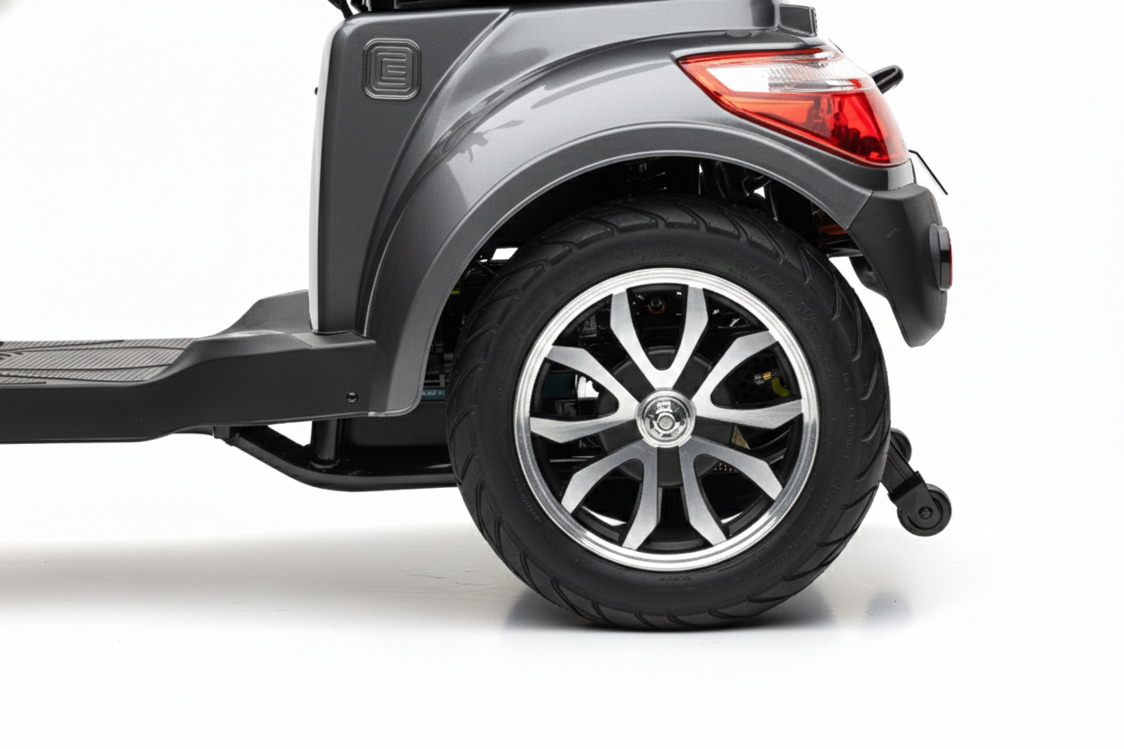 E-Seniorenmobil Denia P1000 L, Lithium-Akku, 3-Rad, 1000 Watt, Grau