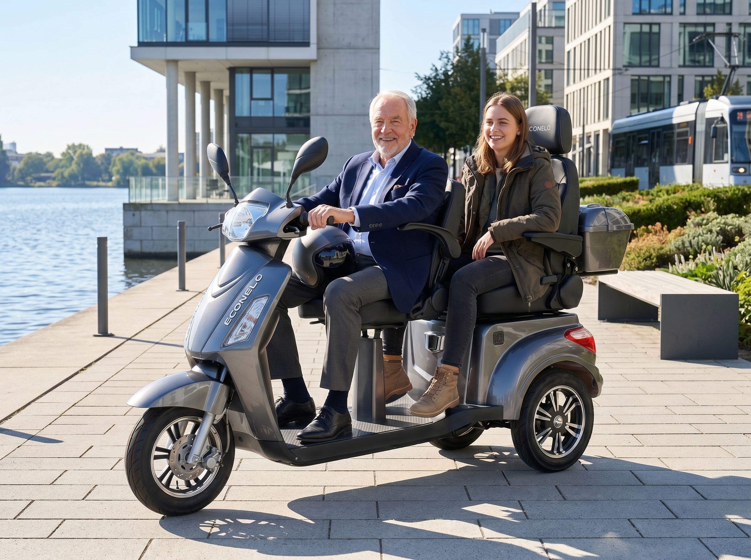 Bedienung und Sitzkomfort beim E-Seniorenmobil BILLY 2.0
