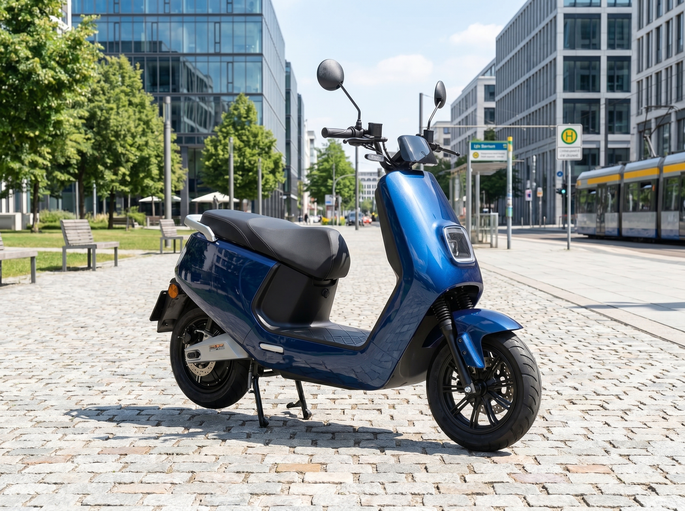 Elektroroller LX Turbo 75 km/h mit Lithium-Akku im Alltagseinsatz