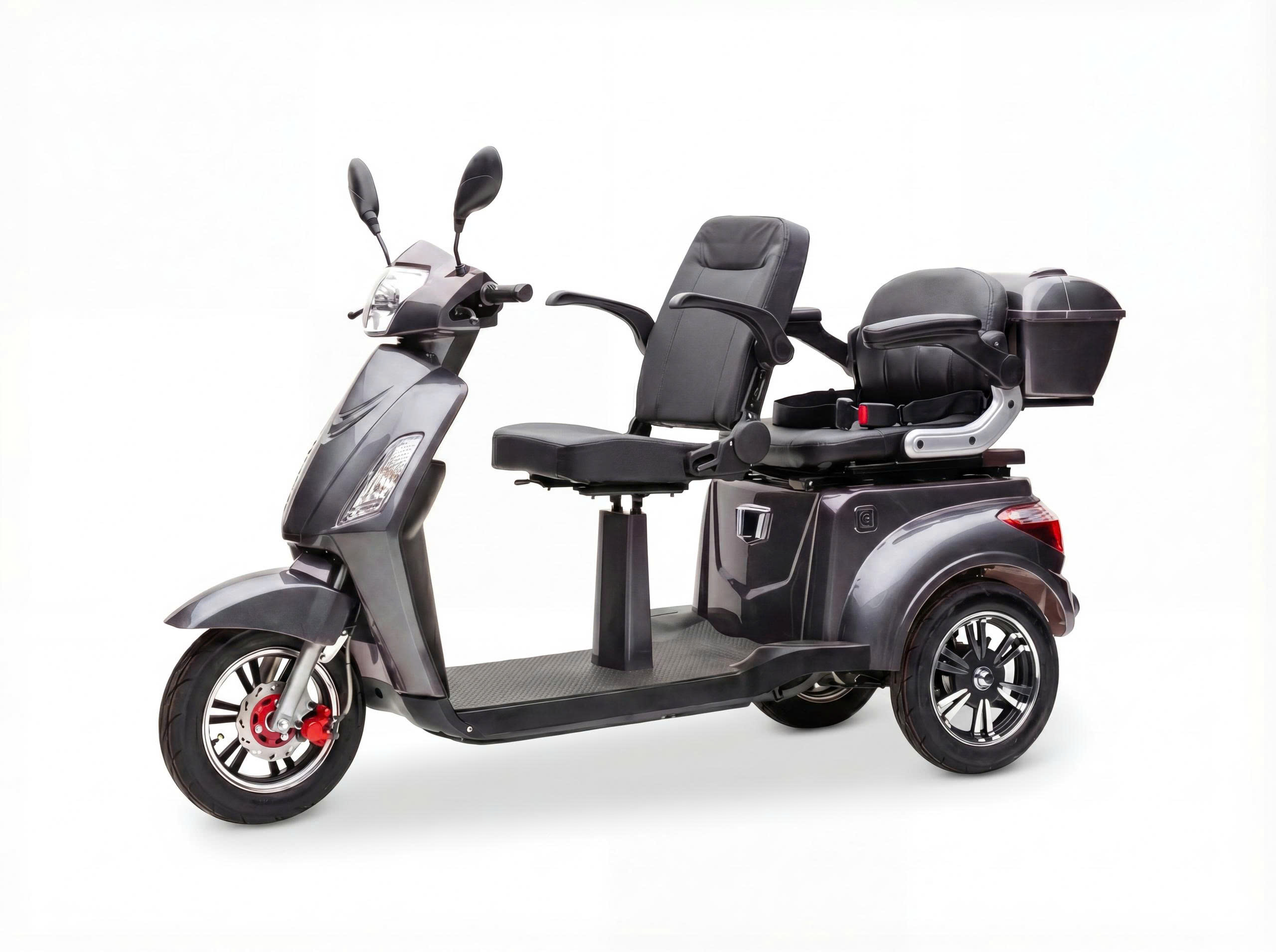 E-Seniorenmobil Billy 2.0, Lithium-Akku, 3-Rad, 1000 Watt, Grau